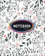 Notebook: Journal Dot-Grid, Graph, Lined, Blank No Lined: Leaves and Drinks Pattern Background: Notebook Journal Diary, 120 Page di Lookbird T edito da Createspace Independent Publishing Platform