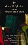 Werke in drei Bänden. ( BOX ) di Gotthold Ephraim Lessing edito da dtv Verlagsgesellschaft