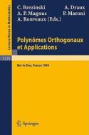 Polynomes Orthogonaux et Applications edito da Springer Berlin Heidelberg