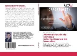 Administración de carteras internacionales de inversión di José David Sánchez Ruiz edito da EAE