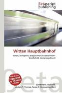 Witten Hauptbahnhof edito da Betascript Publishing
