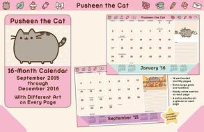 Pusheen the Cat 2015-2016 16-Month Desk Pad Calendar: September 2015 Through December 2016 di Claire Belton edito da Andrews McMeel Publishing
