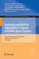 Highlights on Practical Applications of Agents and Multi-Agent Systems edito da Springer Berlin Heidelberg