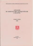 Annales Du Service Des Antiquitas de Laegypte: Vol. 73 di Supreme Council of Antiquities edito da AMER UNIV IN CAIRO PR