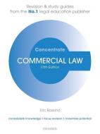 Commercial Law Concentrate di Eric (Senior Lecturer in Law Baskind edito da Oxford University Press