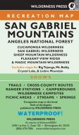 Map San Gabriel Mountains edito da Wilderness Press