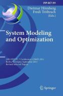 System Modeling and Optimization edito da Springer Berlin Heidelberg