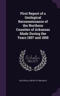 First Report Of A Geological Reconnoissance Of The Northern Counties Of Arkansas Made During The Years 1857 And 1858 edito da Palala Press