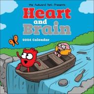 Heart And Brain 2024 Wall Calendar di Nick Seluk edito da Andrews McMeel Publishing