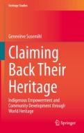 Claiming Back Their Heritage di Geneviève Susemihl edito da Springer Nature Switzerland