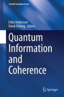Quantum Information and Coherence edito da Springer-Verlag GmbH