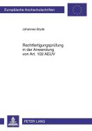 Rechtfertigungsprüfung in der Anwendung von Art. 102 AEUV di Johannes Bryde edito da Lang, Peter GmbH