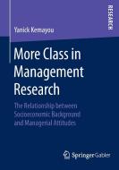 More Class in Management Research di Yanick Kemayou edito da Gabler, Betriebswirt.-Vlg