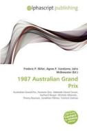 1987 Australian Grand Prix edito da Vdm Publishing House