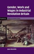 Gender, Work and Wages in Industrial Revolution Britain di Joyce Burnette edito da Cambridge University Press
