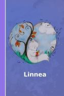 Linnea: Personalisiertes Notizbuch - Fuchs Mit Herz - Softcover - 120 Seiten - Leer / Blanko / Nummeriert - Notebook - T di Personal Notebooks edito da INDEPENDENTLY PUBLISHED