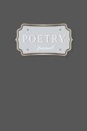 POETRY JOURNAL di John Book Publishing edito da INDEPENDENTLY PUBLISHED
