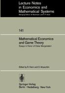 Mathematical Economics and Game Theory edito da Springer Berlin Heidelberg