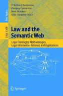 Law and the Semantic Web edito da Springer Berlin Heidelberg