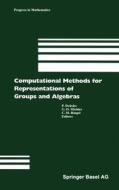 Computational Methods for Representations of Groups and Algebras di C. M. Ringel edito da Birkhauser