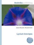 Lycium Brevipes edito da Book On Demand Ltd.