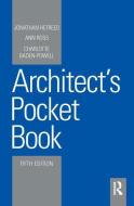 Architect's Pocket Book di Jonathan Hetreed edito da Taylor & Francis Ltd