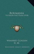 Roumania: Yesterday and Today (1918) di Winifred Gordon edito da Kessinger Publishing
