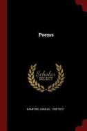 Poems di Samuel Bamford edito da CHIZINE PUBN