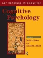 Cognitive Psychology edito da Taylor & Francis Ltd