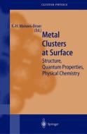 Metal Clusters at Surfaces edito da Springer Berlin Heidelberg