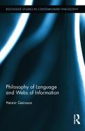 Philosophy of Language and Webs of Information di Heimir Geirsson edito da Routledge