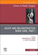 Acute and Reconstructive Burn Care, Part I, an Issue of Clinics in Plastic Surgery: Volume 51-2 edito da ELSEVIER