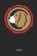 Beagle - Notizbuch: Liniertes Beagle Kopf Notizbuch. Tolle Geschenk Idee Für Beagle Besitzer Und Alle Die Beagle Hunde L di Beagle Buddy Publishing edito da INDEPENDENTLY PUBLISHED