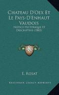 Chateau D'Oex Et Le Pays-D'Enhaut Vaudois: Notice Historique Et Descriptive (1882) di E. Rosat edito da Kessinger Publishing