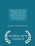 Historical di Leonard Allison Morrison edito da Scholar's Choice