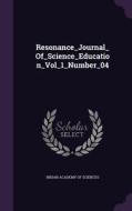 Resonance_journal_of_science_education_vol_1_number_04 edito da Palala Press