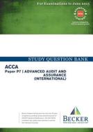 Advanced Audit & Assurance Int Study Que di BECKER edito da Becker Professional Education