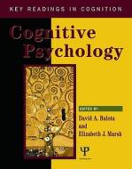 Cognitive Psychology edito da Taylor & Francis Ltd