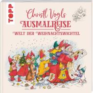 Christl Vogls Ausmalreise - Welt der Weihnachtswichtel di Christl Vogl edito da Frech Verlag GmbH