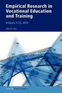 Empirical Research in Vocational Education and Training, Vol. 4/1 (2012) edito da Sense Publishers