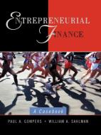 Entrepreneurial Finance di Paul A. Gompers, William Sahlman, Gompers edito da John Wiley & Sons