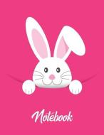 Notebook: Super Cute Easter Bunny Rabbit Poking Out of Pocket Wide Ruled Composition Note Book 8.5x11 Lined Paper 70 She di Studiometzger edito da INDEPENDENTLY PUBLISHED