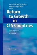 Return to Growth in CIS Countries edito da Springer Berlin Heidelberg