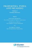 Properties, Types and Meaning edito da Springer Netherlands