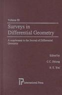 Surveys in Differential Geometry Vol III edito da International Press of Boston, Inc