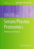 Serum/Plasma Proteomics edito da Springer-Verlag GmbH