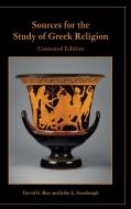 Sources for the Study of Greek Religion, Corrected Edition di David G. Rice, John E. Stambaugh edito da SBL Press