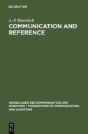 Communication and Reference di A. P. Martinich edito da De Gruyter