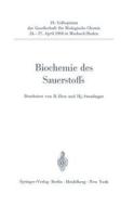 Biochemie des Sauerstoffs edito da Springer Berlin Heidelberg