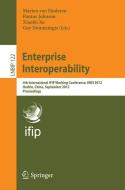 Enterprise Interoperability edito da Springer Berlin Heidelberg